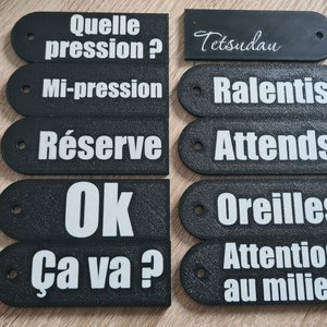 Étiquettes finies